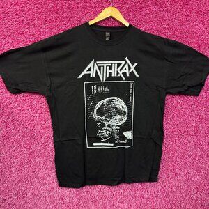 Anthrax Sound of White Noise Album Thrash Metal Band Tee 2XL